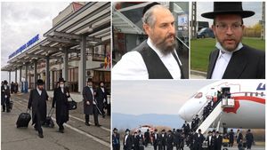 VIDEO O cursă istorică New York – Satu Mare a aterizat joi / 200 de evrei au venit pentru inaugurarea cele mai mari și moderne sinagogi din vestul țării