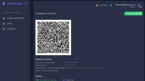 Cum se poate realiza în practică limitarea accesului doar pentru vaccinați la mall, restaurant sau discotecă / Surse: E necesar doar un simplu touch, durează 2-3 secunde pentru fiecare persoană