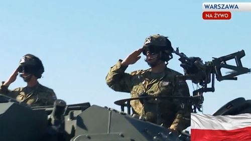 Polonia a organizat cea mai mare paradă militară din ultimele decenii