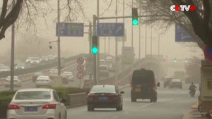 VIDEO Beijingul, atacat de o furtună de nisip. Esta a doua furtună în interval de două săptămâni