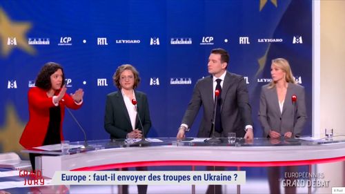 Președintele partidului Reunirea Națională din Franța, Jordan Bardella, calificat drept „Agent străin”, „mincinos”, „profitor”, la o dezbatere a capilor de listă din alegeri /  Reunirea Națională conduce detașat în sondaje