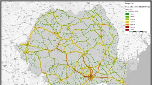HARTA poluării auto: CNAIR a calculat consumul de carburant pe rețeaua de autostrăzi și drumuri naționale: 15 milioane de litri/zi și 5,5 miliarde litri/an