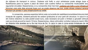 EXCLUSIV Degradările la Planșeul Unirii s-au accentuat de la ultima expertiză de acum 2 ani / Expert: Unele părți din structură se pot prăbuși oricând, atrăgând colapsul general / Începerea lucrărilor de consolidare așteaptă semnătura primarului general - DOCUMENT