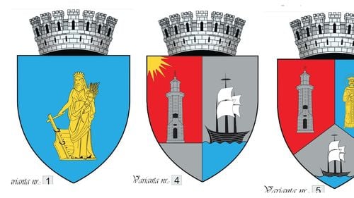Noua stemă a orașului Constanţa, în consultare publică / Cetățenii sunt rugați să aleagă între 3 variante