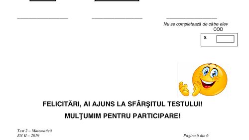 Subiecte Matematică clasa a II-a 2019: Descarcă testele de astăzi de la Evaluarea Națională la Matematică