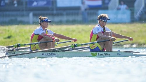 Ancuţa Bodnar şi Simona Radiş, campioane europene la Munchen, în proba de dublu vâsle la cantoaj