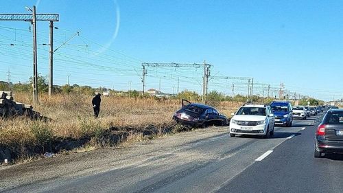 Cum a ajuns Gigi Becali cu Rolls Royce-ul în șanț? Varianta patronului FCSB: Am intrat într-o depășire, iar cel pe care l-am depășit s-a băgat și el în depășire, fără să se asigure