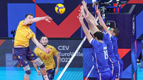 Franța își ia revanșa și învinge România în sferturile de finală ale Campionatului European de volei masculin