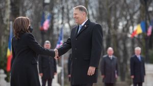 VIDEO FOTO Vizita vicepreședintei SUA Kamala Harris la Cotroceni în imagini