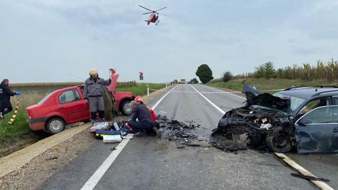 O persoană a murit și alte două au fost rănite în urma unui accident pe un drum național din Mureș