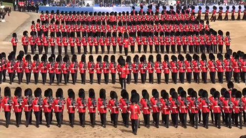 VIDEO Cum arată marșul oficial de ziua regelui Charles al Marii Britanii/ Prințesa Kate la prima apariție oficială după ce a fost diagnosticată cu cancer