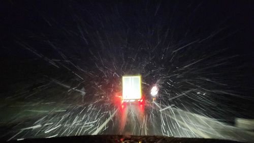 Ninge în centrul țării. Drumarii acționează cu 54 de utilaje