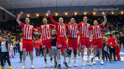 Dinamo București a învins Chambery Savoie, scor 21-28, în Grupa G a European League la handbal masculin