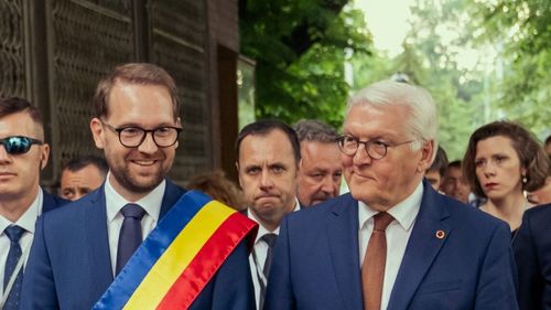Președintele federal al Germaniei, Frank-Walter Steinmeier, a ajuns la Timișoara / Dominic Fritz: Primul șef de stat străin în ultimii 20 de ani aflat în calitate oficială în orașul nostru