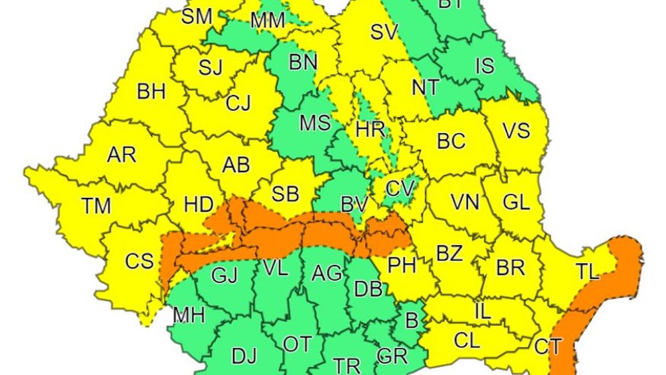 ANM a emis 5 avertizări de vreme rea / Cod portocaliu pentru viscol puternic / ”Este posibil sa fie luată inclusiv decizia de a se restricționa (închide) circulația rutieră pe anumite sectoare de drum”