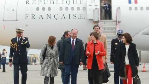 Escala lui Macron la București: discuții despre Ucraina, Moldova, NATO și Schengen între ministrul francez de Externe, ministrul Aurescu și consiliera prezidențială Luminița Odobescu