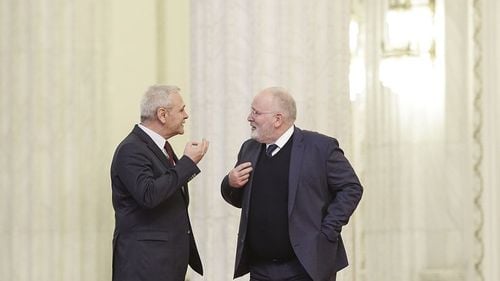Timmermans, în Politico: ”Nu știu dacă Dragnea chiar crede ceea ce spune”