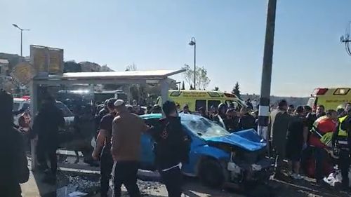 Ierusalim: Doi copii, în stare critică după ce un vehicul a intrat în pietonii aflați într-o stație de autobuz