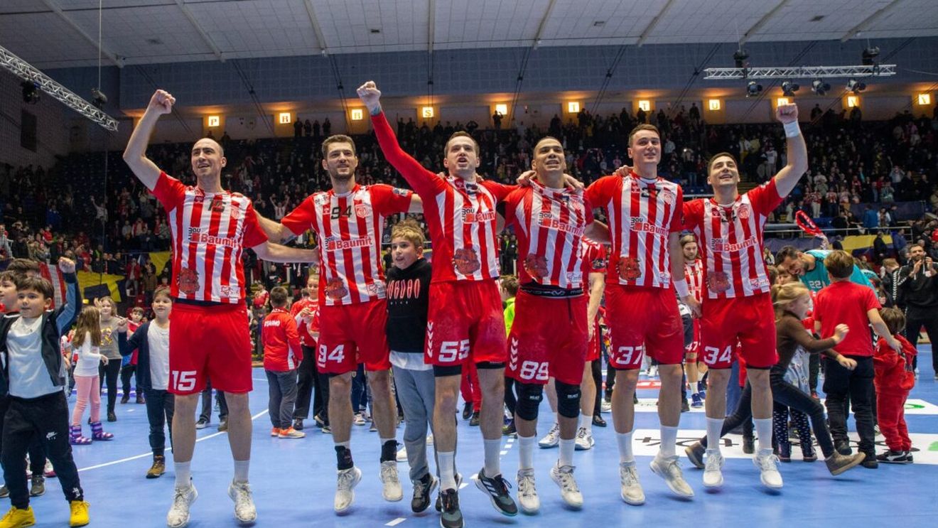 Dinamo Bucureşti - Skjern Handbold, scor 28-27, în turul sferturilor European League la handbal masculin