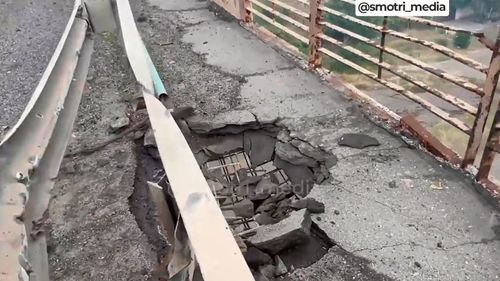 VIDEO Ucrainenii au lovit cu obuze podul Antonivskii din regiunea Herson, cu o mare importanţă strategică