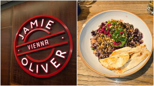 „Ce am mâncat nou în deplasare”: Salată Super Food într-un restaurant Jamie Oliver din Viena