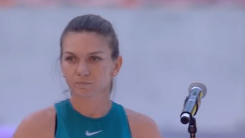 Simona Halep după ce mai mulți fani au strigat la Montreal sloganul anti-PSD: Când veniţi pe un teren de tenis să respectaţi această încăpere