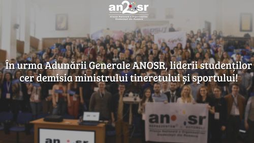 Studenții cer demisia ministrului tineretului și sportului. Motivele: scăderea numărului de locuri pentru tabere și exercitarea președinției României la Consiliul UE