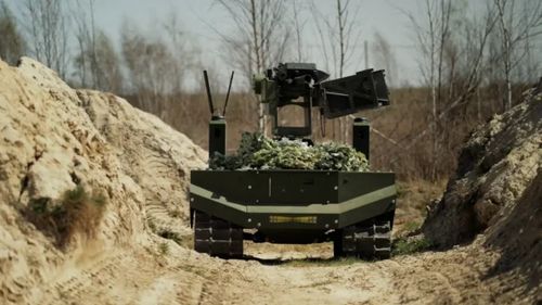 FOTO Gereon este noul robot de luptă cu inteligență artificială al Europei și Ucrainei / Este construit pentru a proteja soldații pe linia frontului