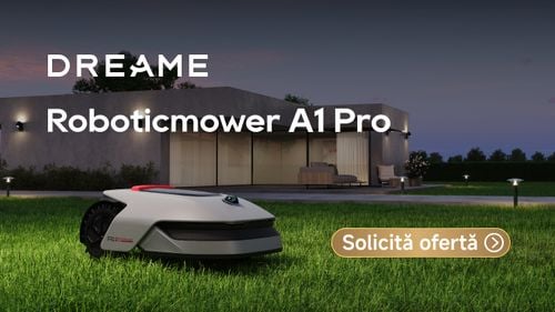A1 Pro tunde cu precizie pe traseu în U, face față terenurilor dificile și gestionează două zone separate, fără setări complicate de delimitare a perimetrului. Rezultatul? O grădină perfect tunsă, fără stres, cu un singur click. (P)