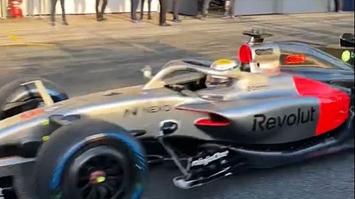 Imagini spectaculoase cu monopostul Audi în testele de la Barcelona