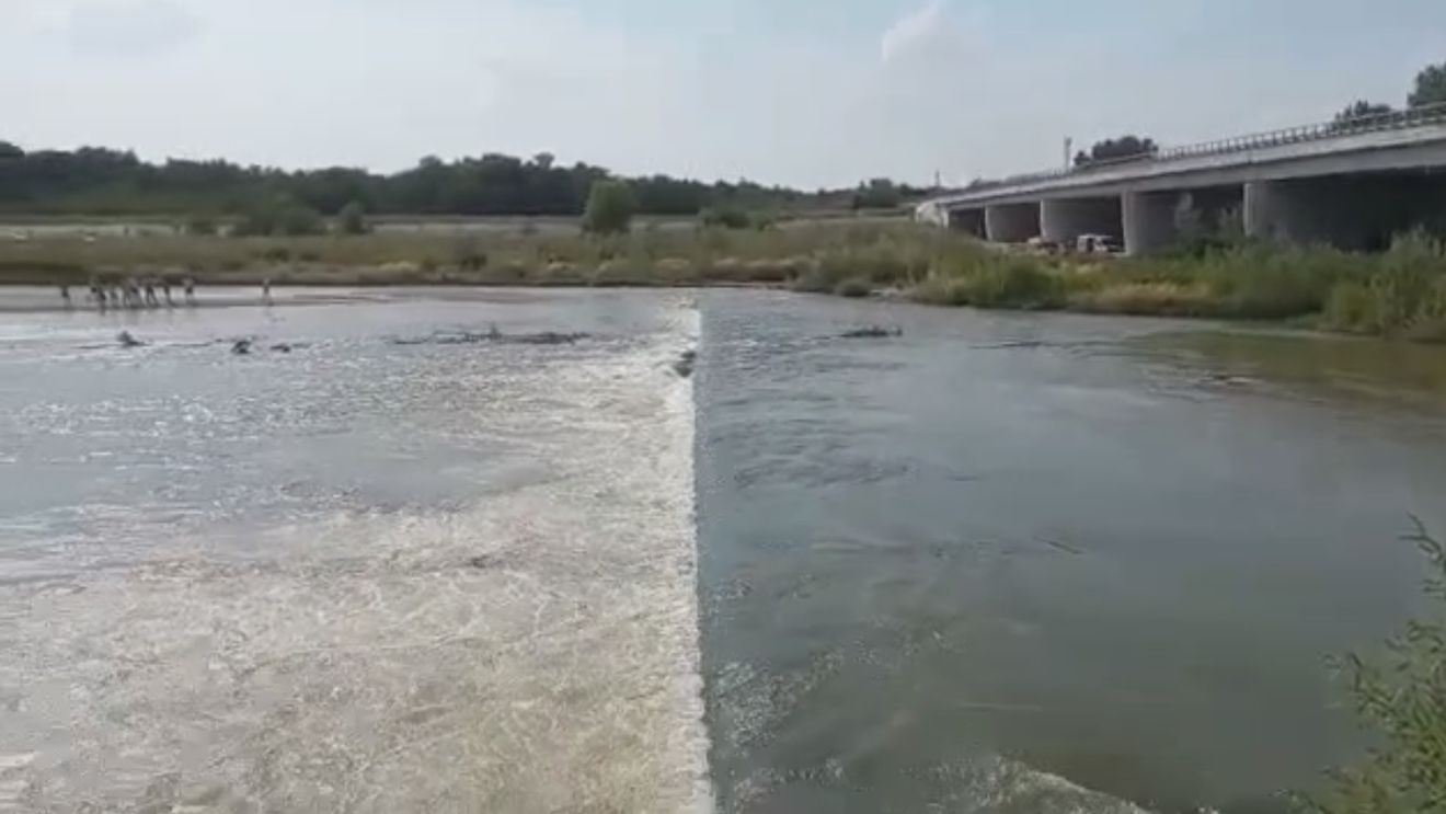 VIDEO Un tânăr de 24 de ani este căutat de scafandri în apropierea podului construit peste râul Argeş, la km 36 al autostrăzii A1 Bucureşti-Piteşti