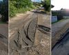 Șoferii ”sabotează” PNRR într-o comună din Ploiești / Intră constant cu mașinile în betonul proaspăt turnat pe stradă / Primar: ”Suntem presați de Ministerul Mediului să terminăm lucrările de canalizare, finanțate prin PNRR, din fonduri europene, până la sfârșitul acestei luni”