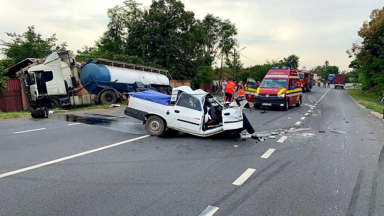 Accident grav soldat cu un deces, pe DN 2 ”Drumul morții”, între București și Urziceni. Traficul pe drumul care leagă Moldova de Capitală e blocat