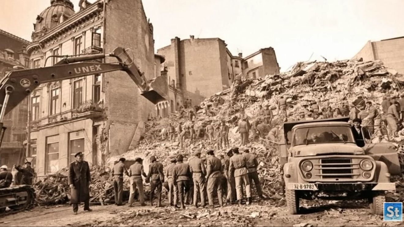 VIDEO Cutremurul de 7,4 pe scara Richter din 4 martie 1977: Peste 1500 de morți, din care 1400 doar în București, și peste 11.000 de răniți