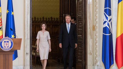 Maia Sandu: În numele cetățenilor Republicii Moldova, îi mulțumesc președintelui Klaus Iohannis pentru tot ce am realizat împreună. În timpul mandatului său, am putut să contăm mereu pe ajutorul României