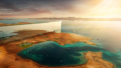VIDEO Prinţul moştenitor saudit a dezvăluit planurile pentru NEOM / Oraşul futurist va avea o lungime 170 de kilometri şi va găzdui doi zgârie-nori de 500 de metri acoperiţi cu oglinzi, denumiți „The Line”