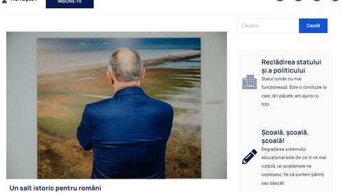 ”Proiectul politic” care îl promovează pe Mircea Geoană și-a lansat site-ul. Ce vrea ”România Renaște”