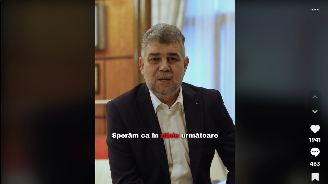 VIDEO Marcel Ciolacu, pe TikTok, despre artefactele dacice furate: ”Sperăm că tezaurul se va întoarce în țară săptămâna viitoare!”