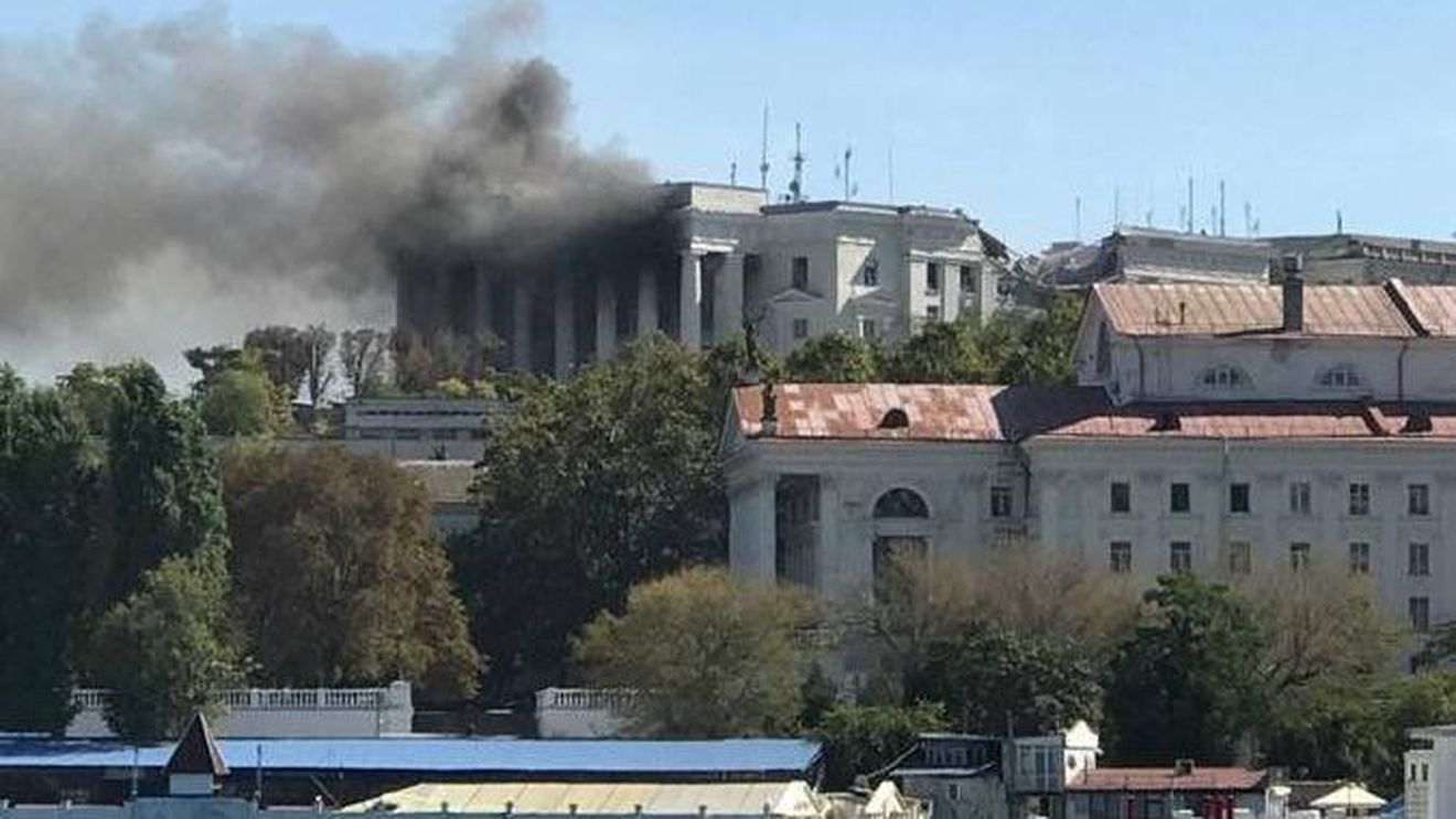 BREAKING Ucraina a lovit cu o rachetă Comandamentul Flotei ruse din Crimeea