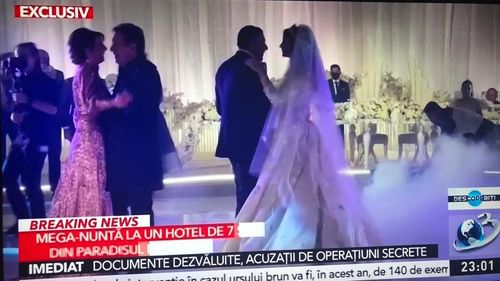 Antena 3 a difuzat imagini filmate la nunta lui Cristian Burci la un hotel de lux din Abu Dhabi