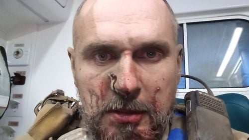 Regizorul ucrainean Oleh Sențov, rănit pe frontul din Zaporijia