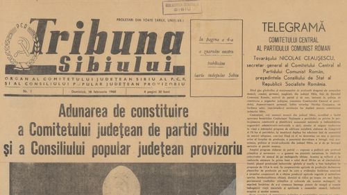 Familia Carabulea a vândut ziarul Tribuna Sibiului / Noii proprietari: „Nu are legătură directă cu anul electoral” / Ziarul a împlinit 140 de ani în 2024