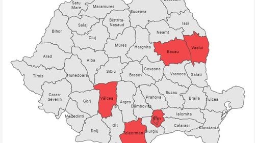 HARTA Cinci județe și București au atins incidența de infectare la care ar trebui impuse restricții. Cum arată situația în restul țării