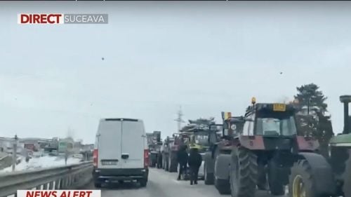 Fermierii și transportatorii au blocat și drumurile care duc spre vămile Albița, Nădlac și Siret