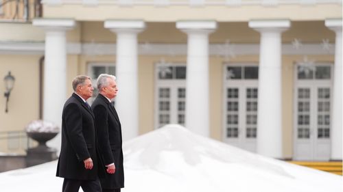 VIDEO Iohannis, în Lituania: ”E nevoie de interconectări mai multe în energie cu Republica Moldova”/ Despre Rusia: ”E nevoie de măsuri mai ferme din partea noastră, se lucrează la astfel de abordări”