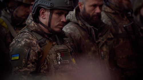 Zelenski a vizitat orașul Nikopol, aflat pe linia frontului