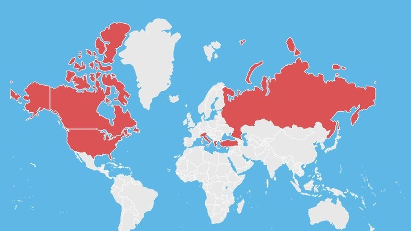 Harta incendiilor grave din întreaga lume: Regiuni din Grecia, Turcia, Italia, SUA, Canada și Rusia, distruse de flăcări