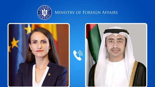 Oana Țoiu a discutat cu ministrul de externe al Emiratelor Arabe Unite despre cetățenii români blocați în Dubai și Abu Dhabi