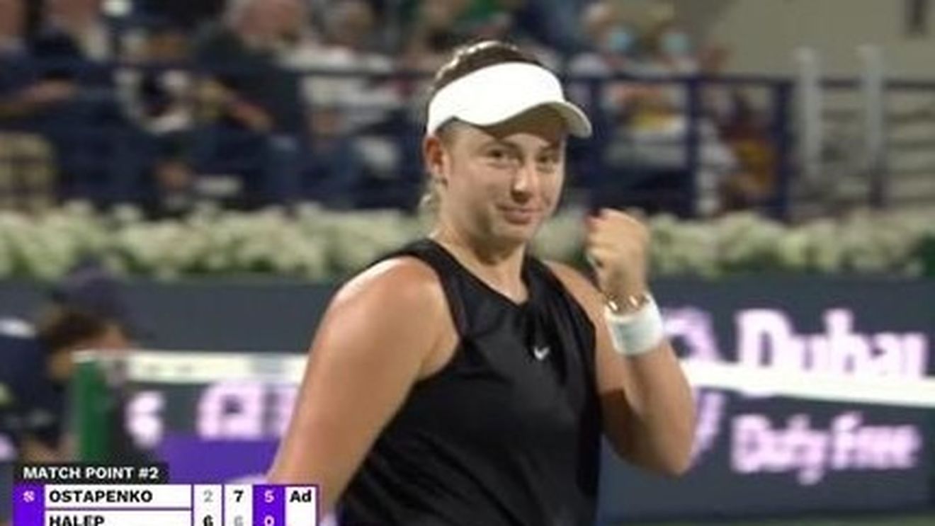Jelena Ostapenko, care a eliminat-o pe Simona Halep în semifinale, a câştigat turneul de la Dubai
