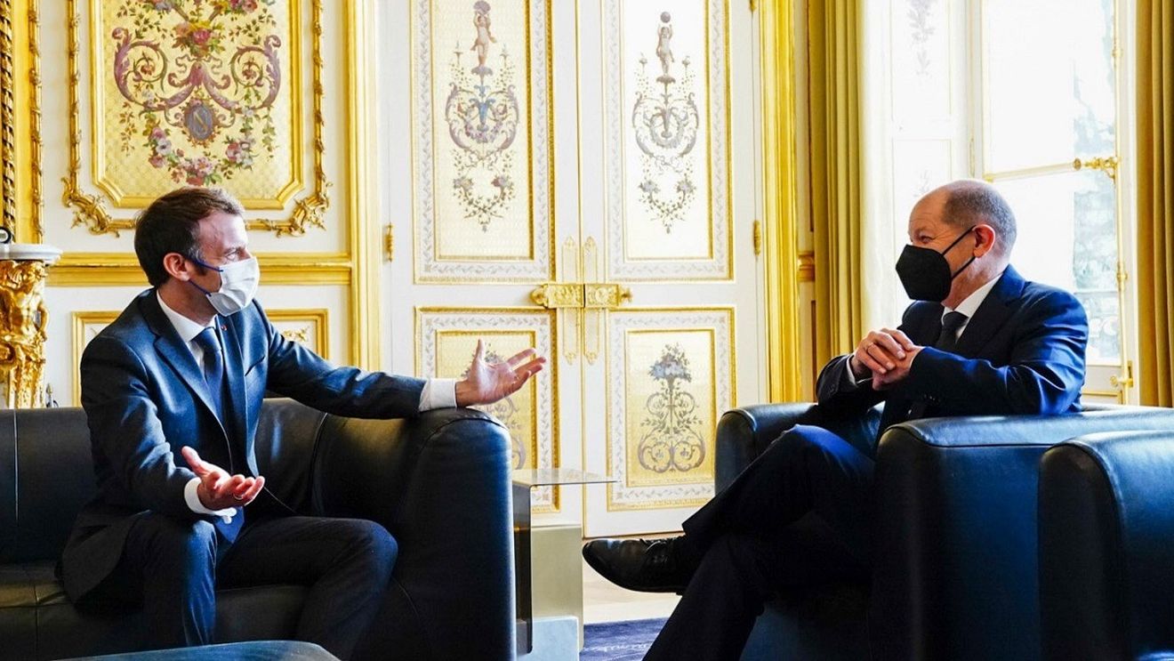 Olaf Scholz și Emmanuel Macron vor discuta marți la Berlin despre tensiunile cu Rusia